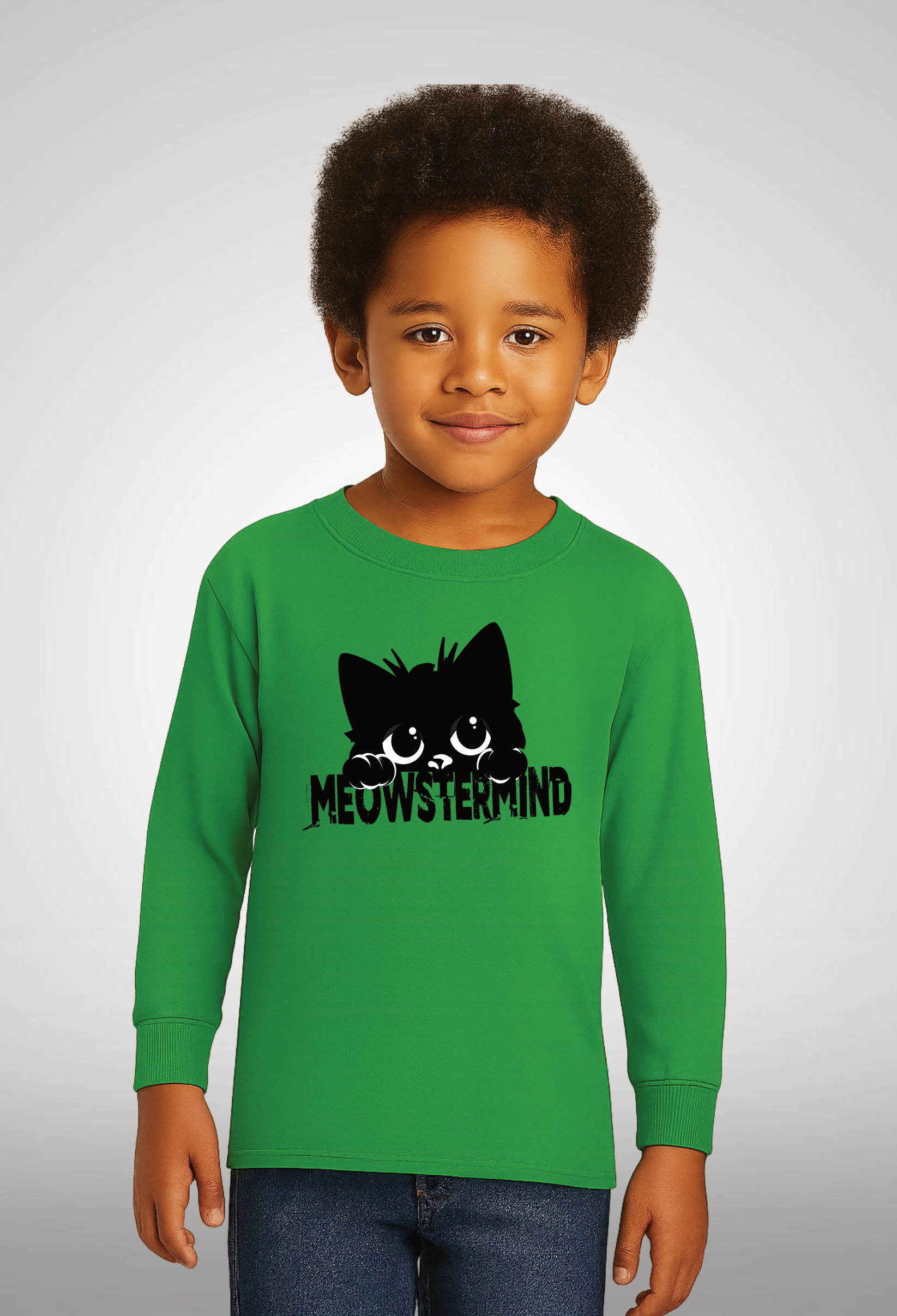 Meowstermind Youth Long-Sleeve T-Shirt