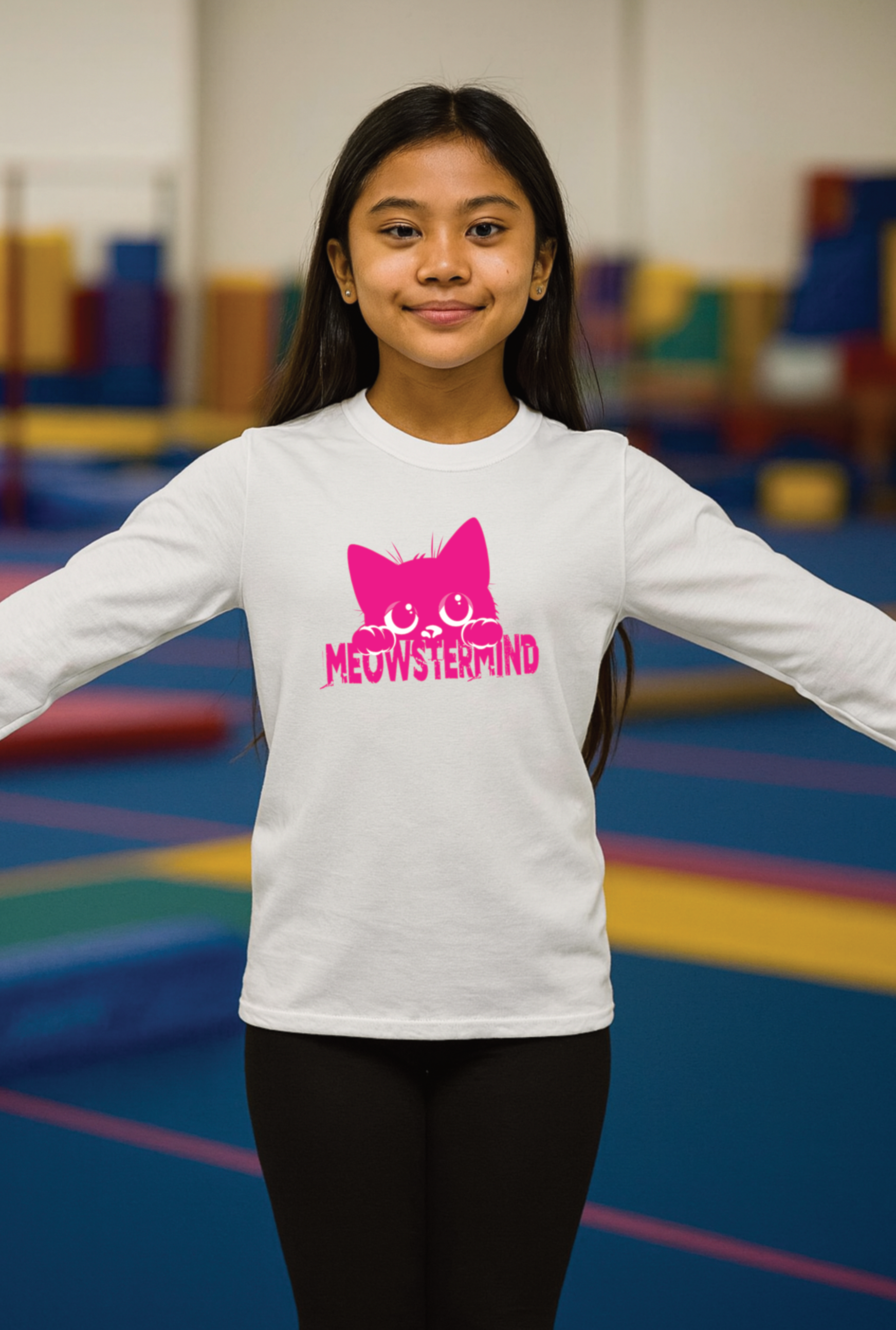 Meowstermind Youth Long-Sleeve T-Shirt