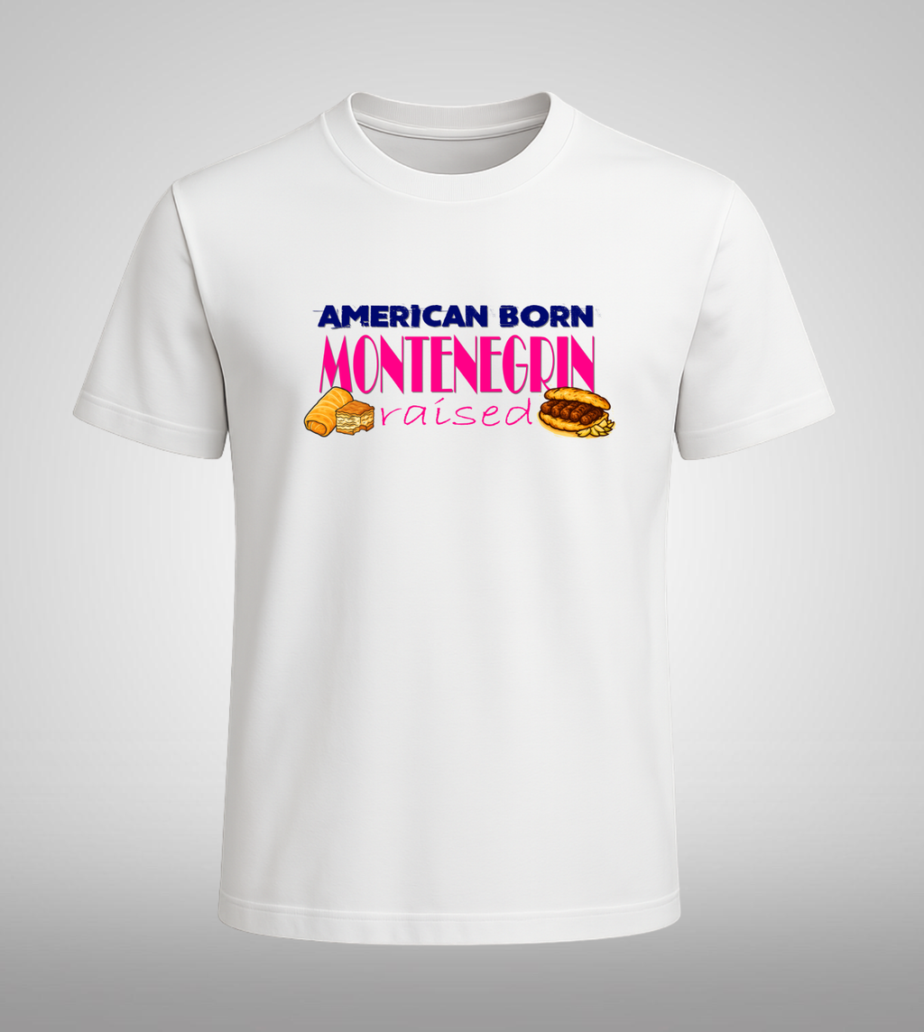 Montenegrin Raised T-Shirt/Hoodie $29.99-$49.99/ea.