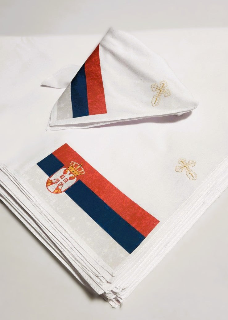 Serbian Flag Neck Bandana