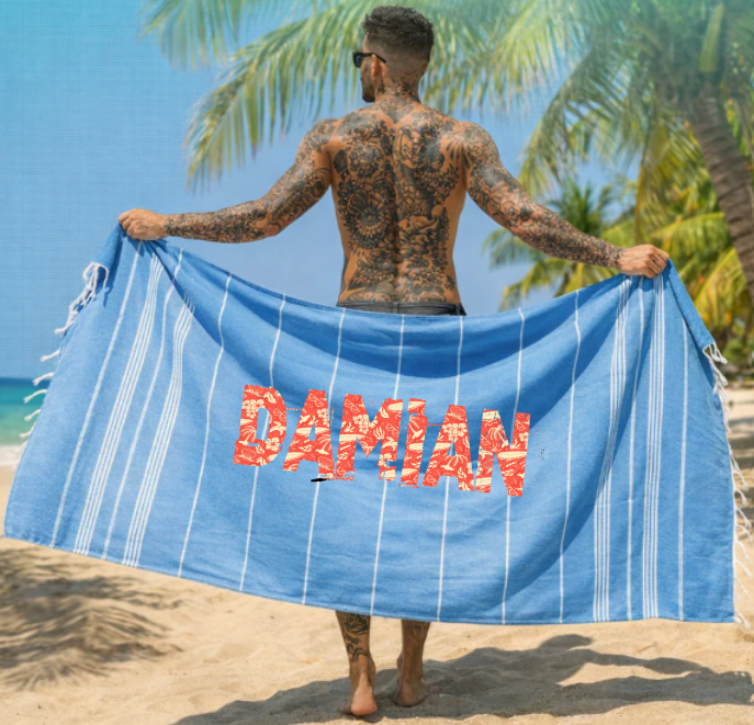 Large Turkish Beach Towel