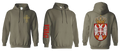 Serbian Eagle Hoodie (Army Green)