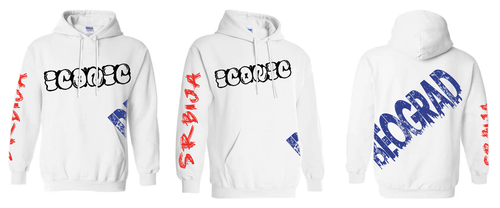 Iconic Srbija Streetwear Hoodie