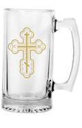 Orthodox Cross Beer Mug (5.75in.)