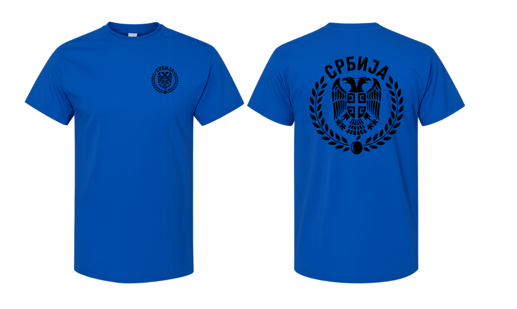 Србија T-Shirt - Double Sided
