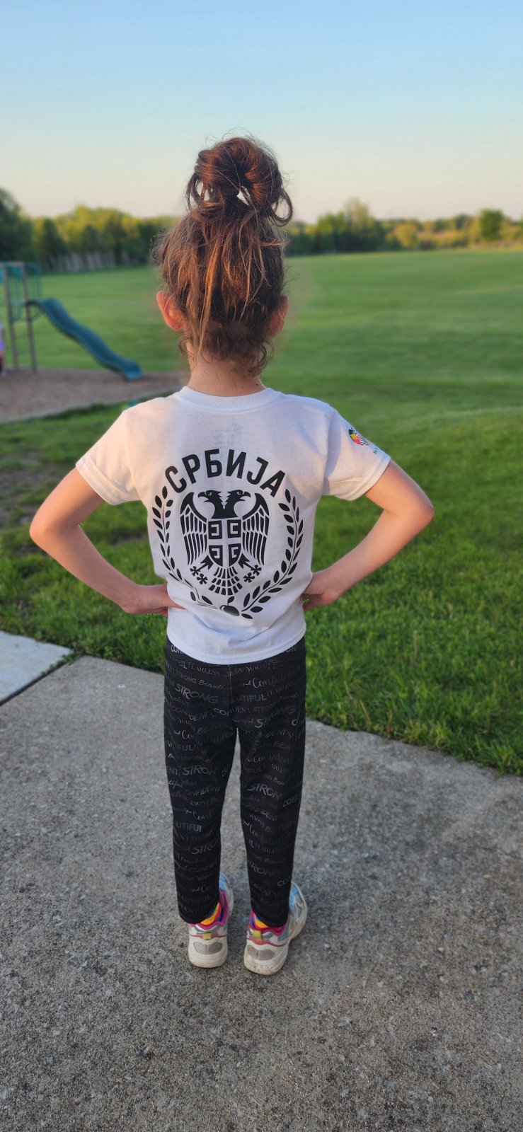 Србија T-Shirt - Double Sided