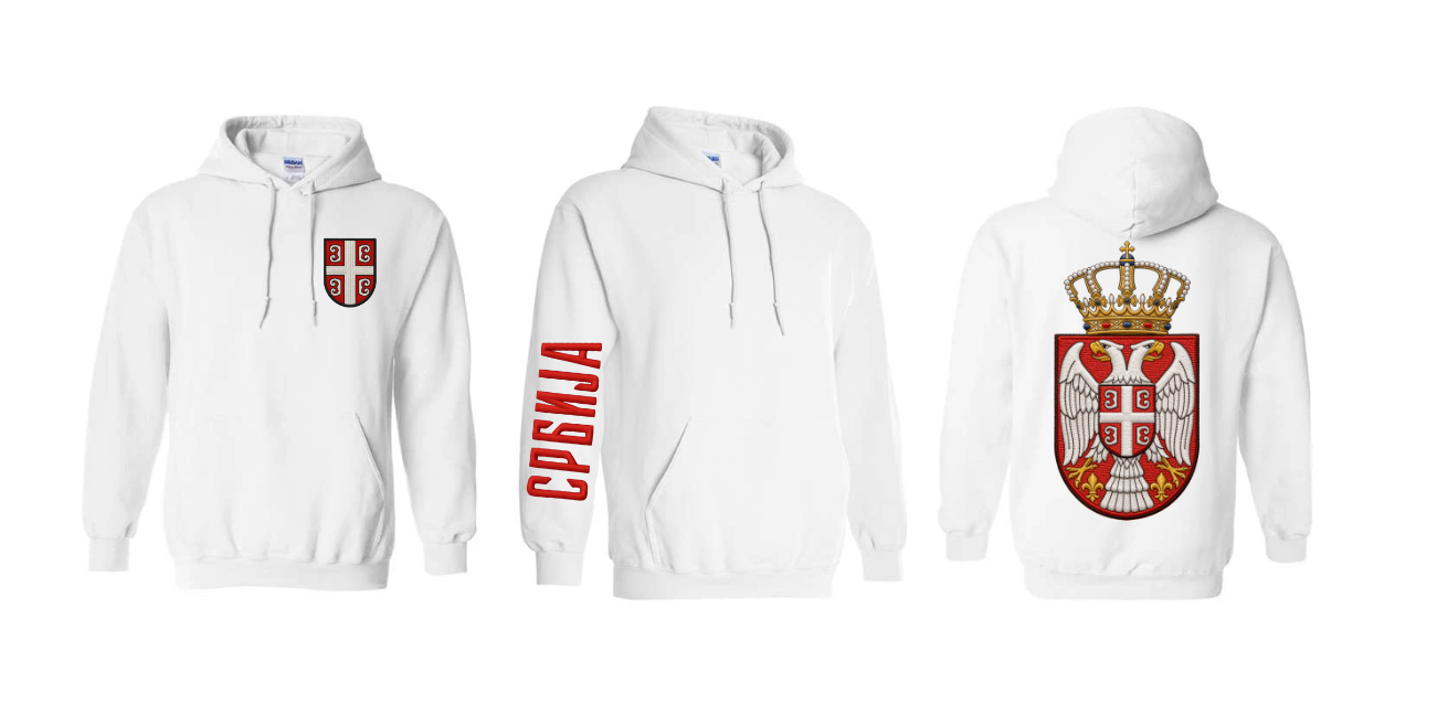 Serbian Eagle-Ocila 4-Cs Hoodie