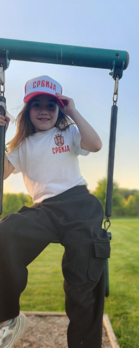 Србија Red Trucker Hat