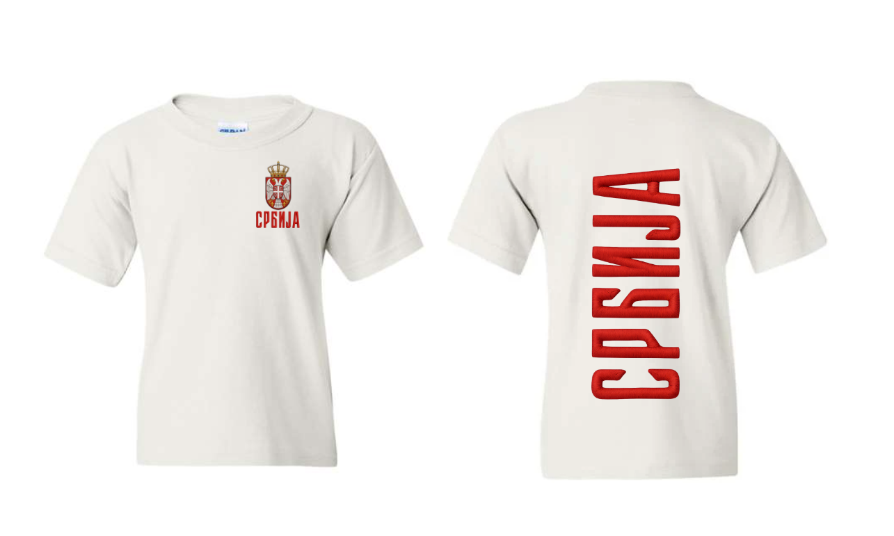 Србија Serbian Eagle Youth T-Shirt