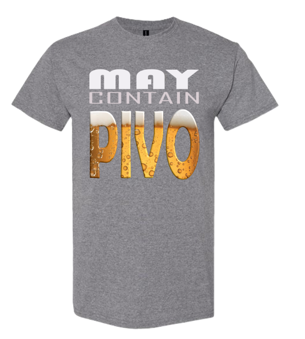 May Contain Pivo T-Shirt (Gray)