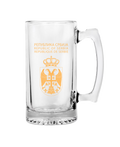 Republic of Serbia Beer Mug 26.5oz.