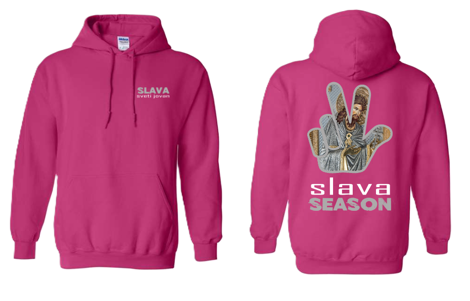 Sv. Jovan Slava Hoodie (Heliconia)