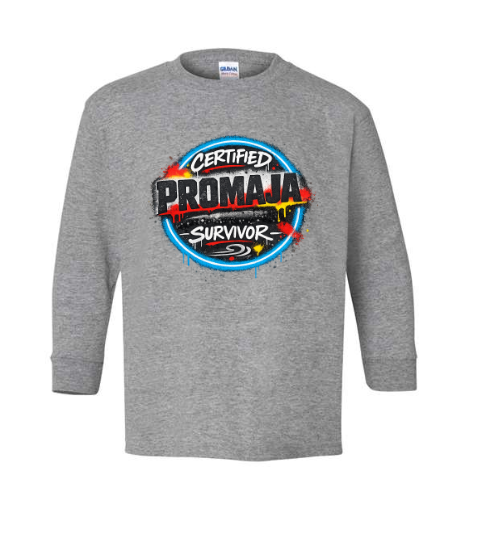 Youth Certified Promaja Survivor Long Sleeve T-Shirt