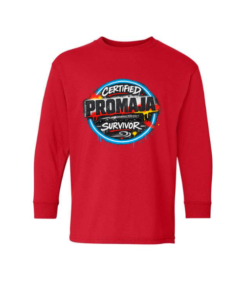 Youth Certified Promaja Survivor Long Sleeve T-Shirt