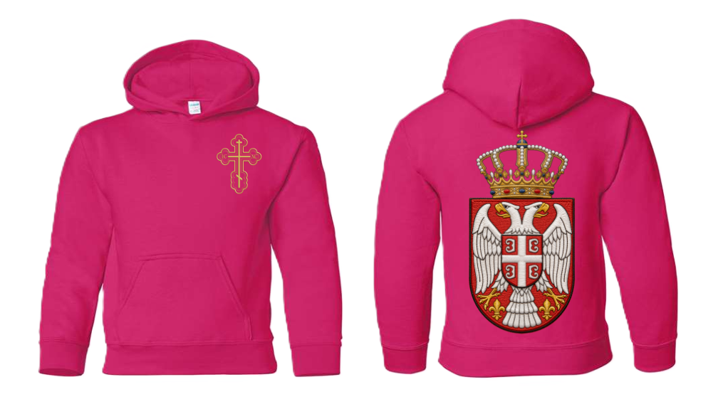 Serbian Eagle Youth Hoodie