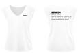 Serbish Women's Capped Sleeve T-Shirt (White)