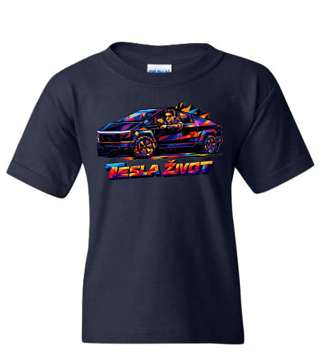 Tesla Život Youth T-Shirt