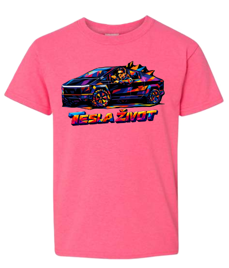 Tesla Život Youth T-Shirt