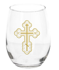 Orthodox Cross Wine Glass (5in.)